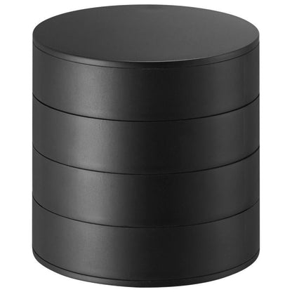 Four Layer Jewelry Organizer With Rotating Storage Compartments