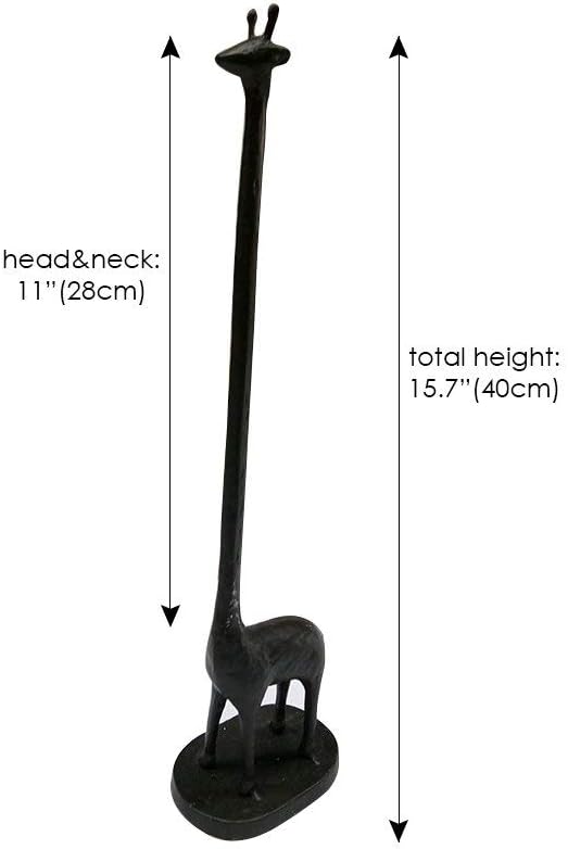 Freestanding Cast Iron Giraffe Toilet Paper Holder