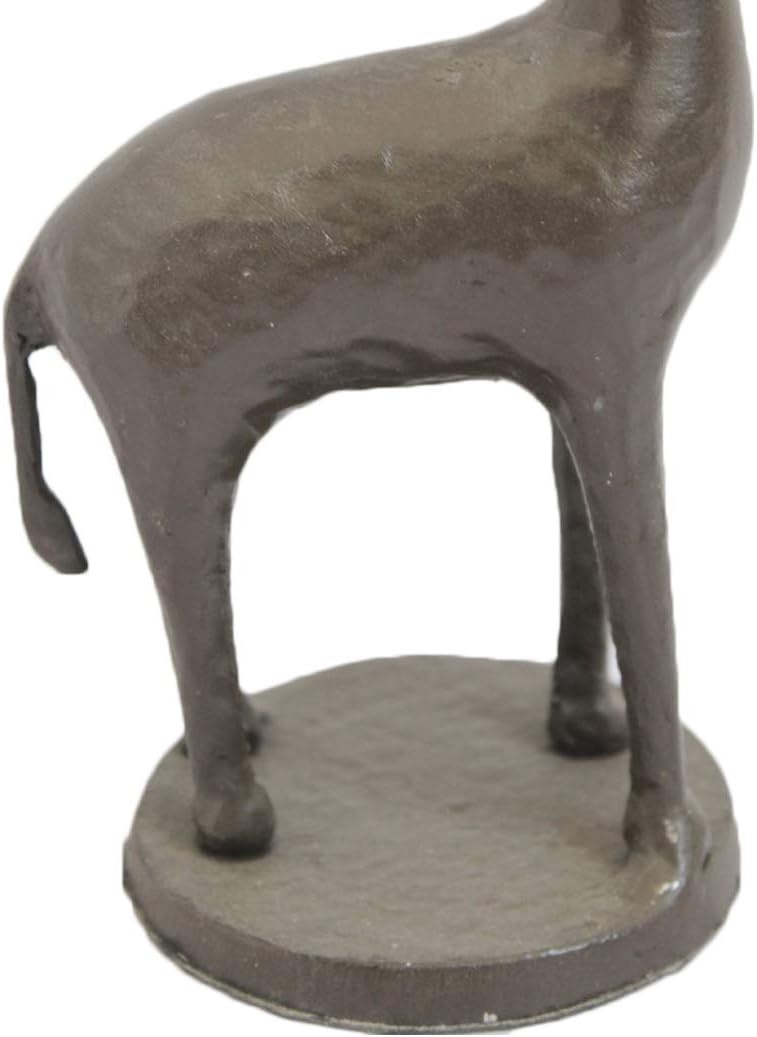 Freestanding Cast Iron Giraffe Toilet Paper Holder