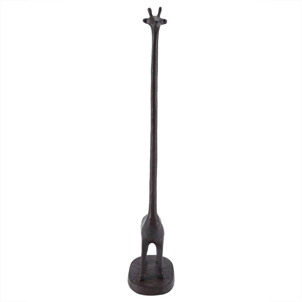 Freestanding Cast Iron Giraffe Toilet Paper Holder
