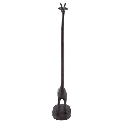 Freestanding Cast Iron Giraffe Toilet Paper Holder