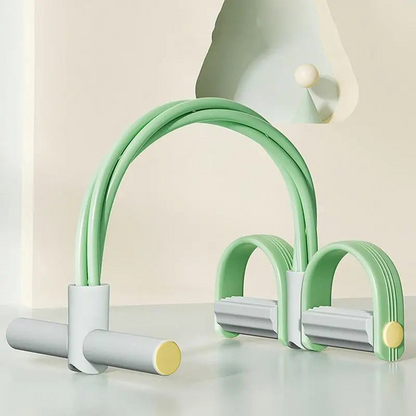 Full Body Resistance Training Band with Foot Pedals