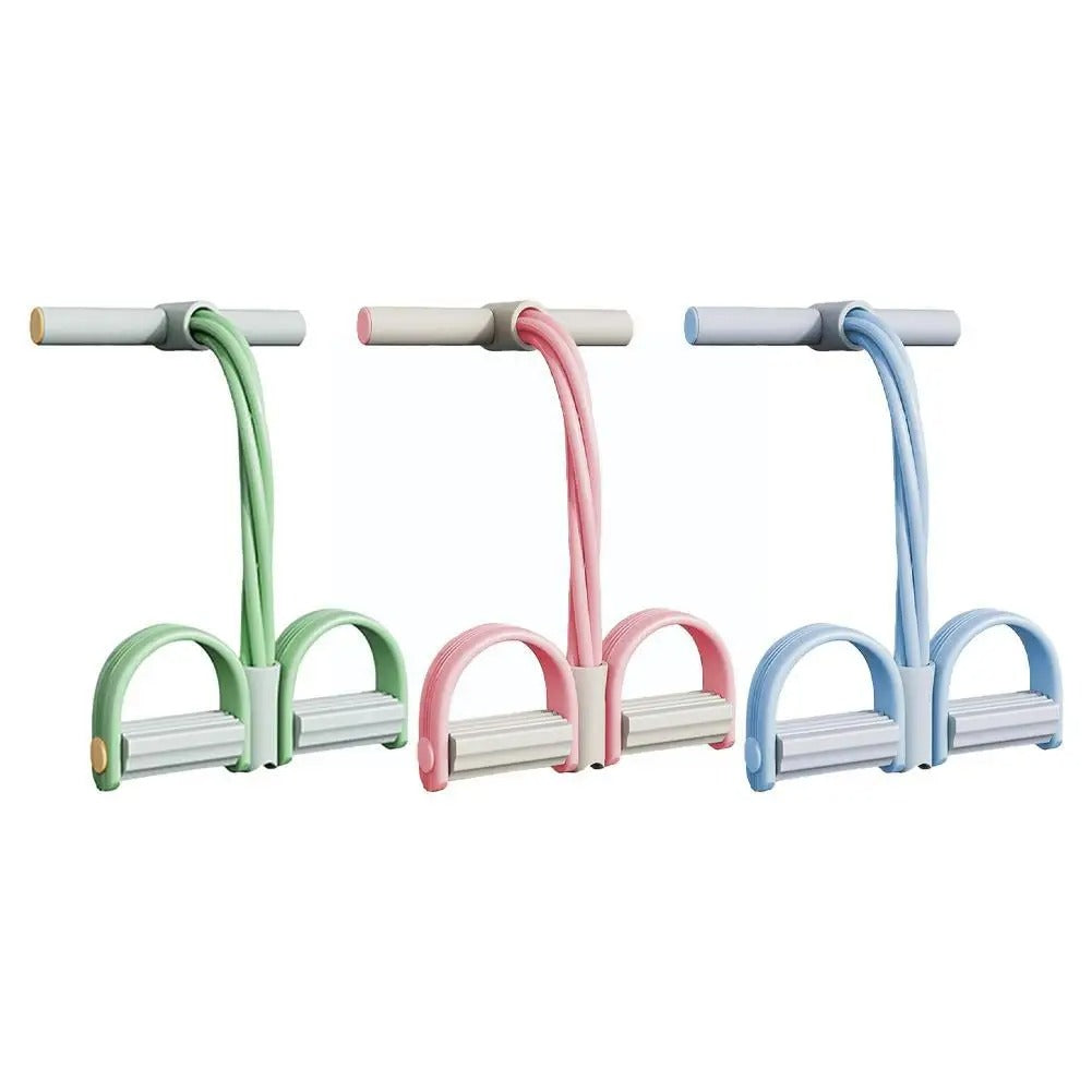Full Body Resistance Training Band with Foot Pedals