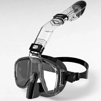 Full Face Snorkeling Mask with Dry Top and Panoramic View