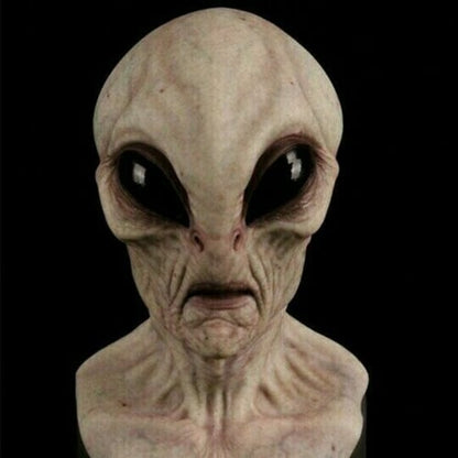 Full Head Alien Costume Mask Realistic Latex Silicone