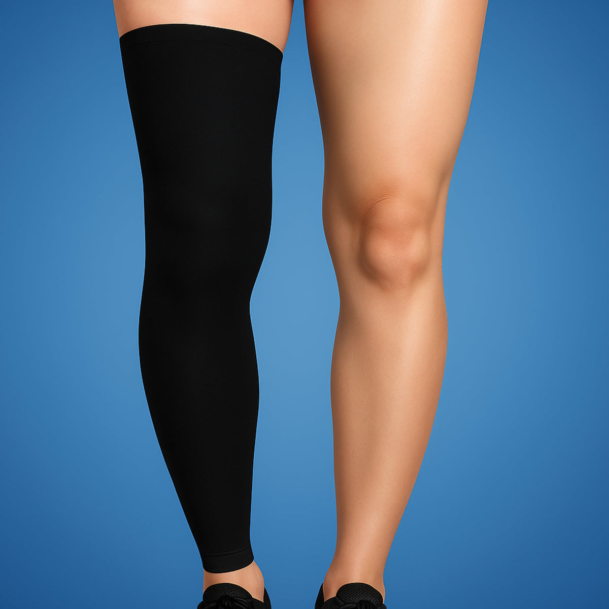 Full Leg Compression Sleeve with Graduated Support for Knee and Leg