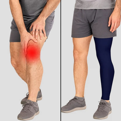 Full Leg Compression Sleeve with Graduated Support for Knee and Leg