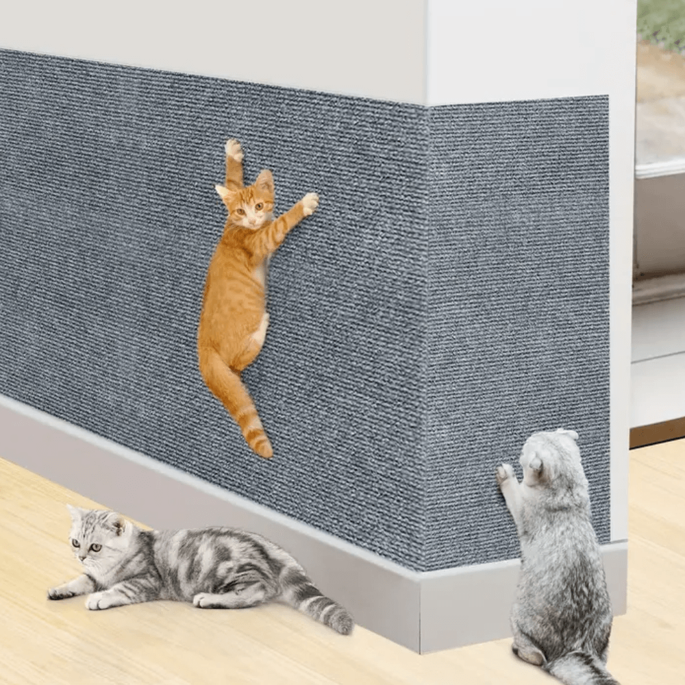 Furniture Cat Scratching Mat with Adhesive Backing