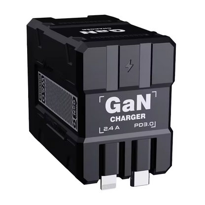 GaN Fast Charger Dual USB Ports for Phones and Tablets