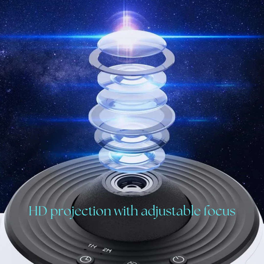 Galaxy Star Projector Night Light with 360 Degree Rotating Projection