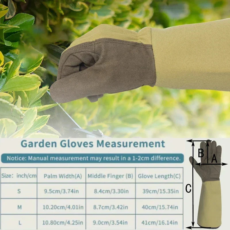 Garden Thorn Protection Gloves for Women