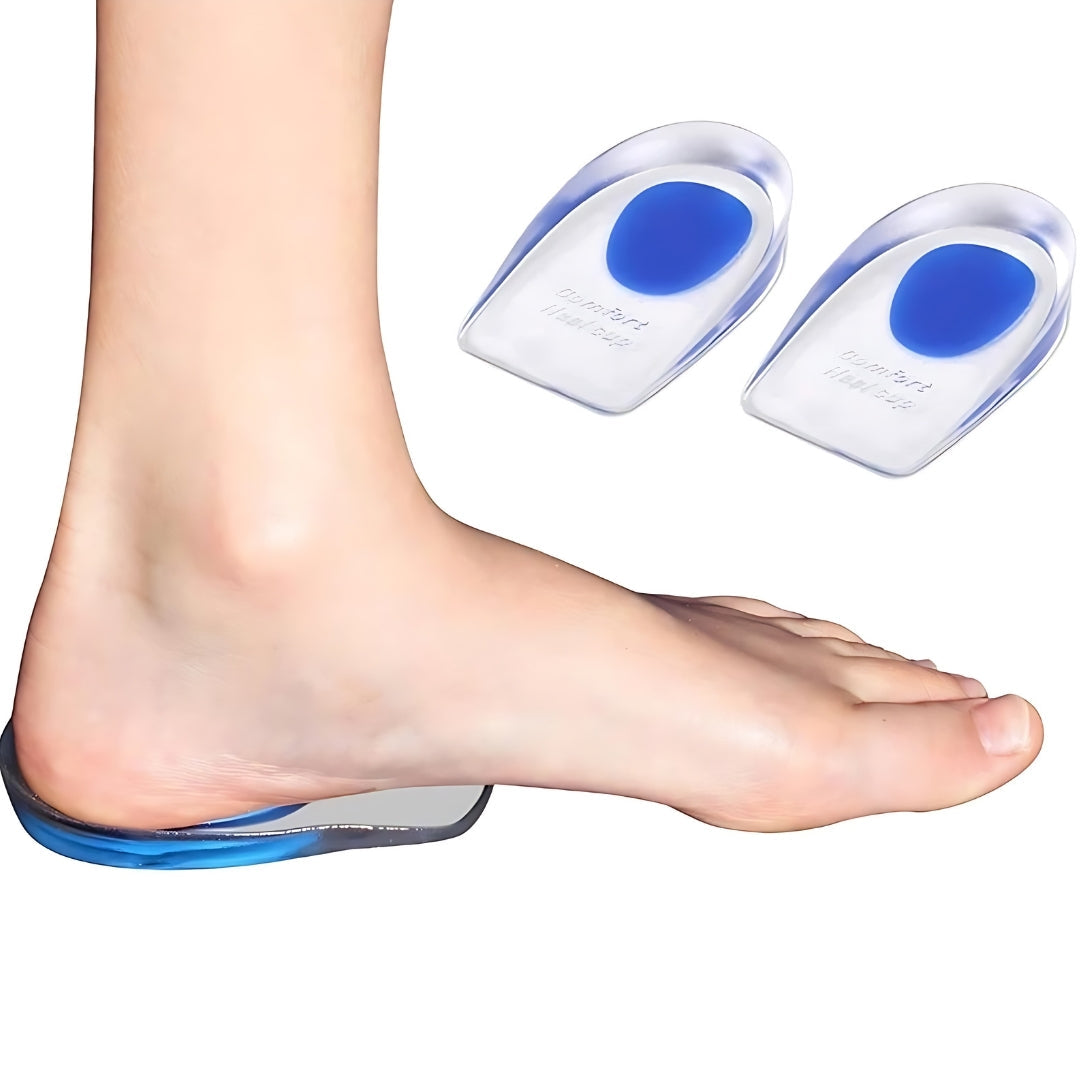 Gel Heel Cup Cushions for Everyday Foot Comfort