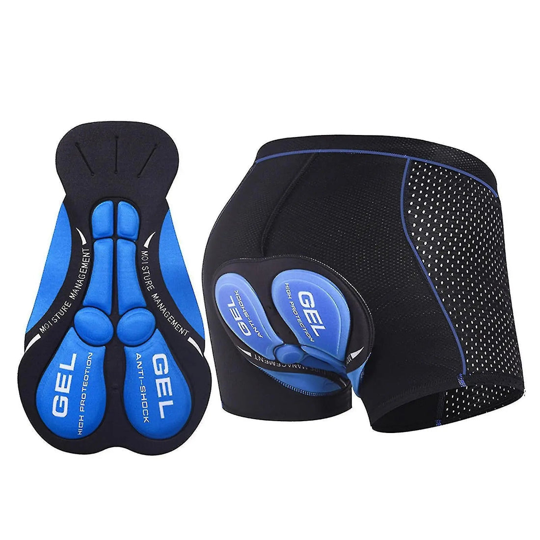 Gel Padded Cycling Underwear Breathable Bike Shorts Liner for Men Women