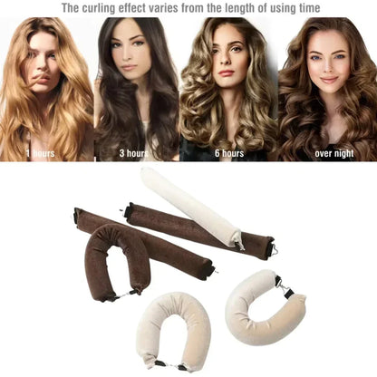 Gentle No Heat Hair Curlers for Soft Natural Curls
