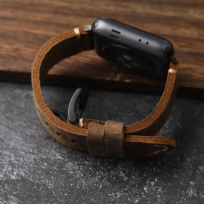 Genuine Cowhide Leather Apple Watch Band