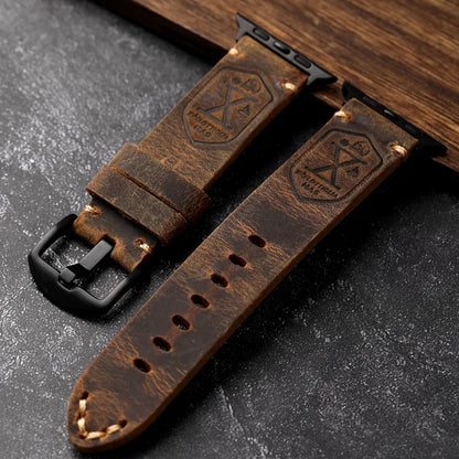 Genuine Cowhide Leather Apple Watch Band