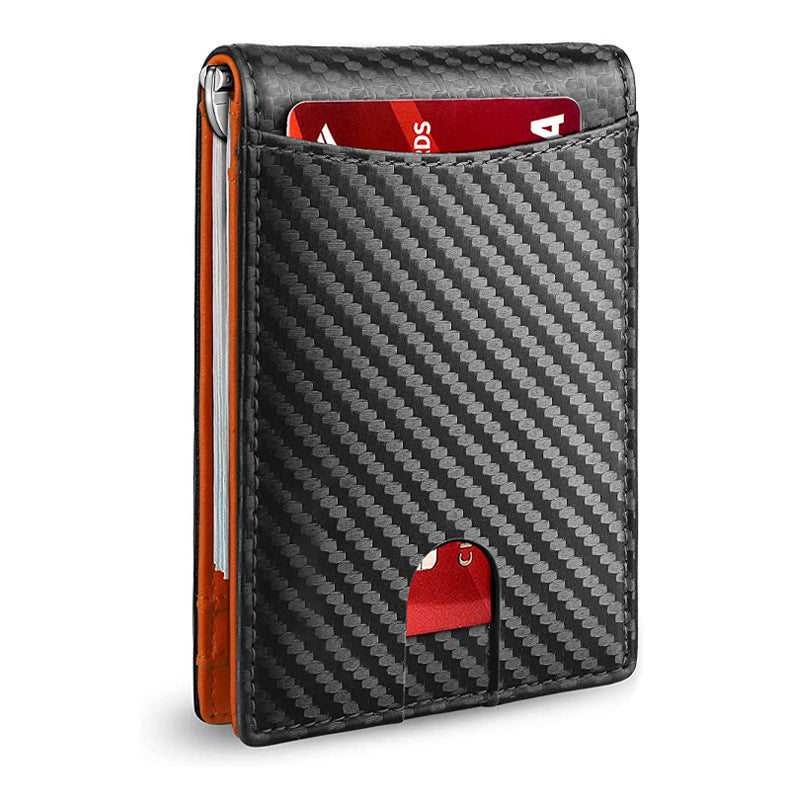 Genuine Leather RFID Blocking Slim Card Holder Wallet