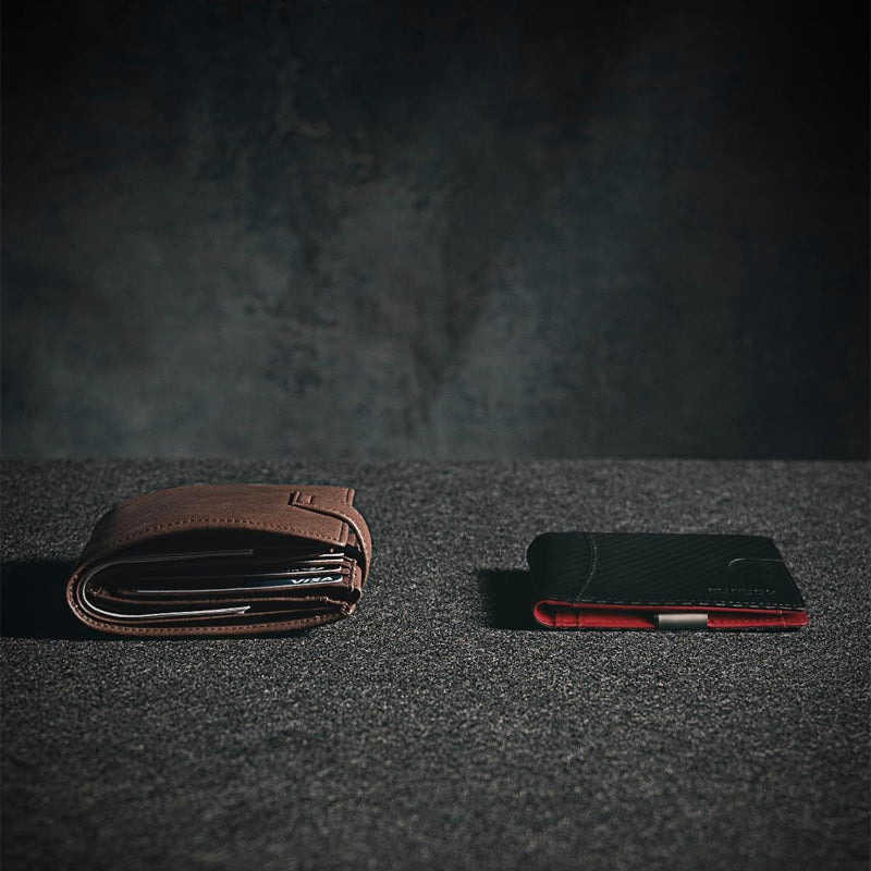 Genuine Leather RFID Blocking Slim Card Holder Wallet