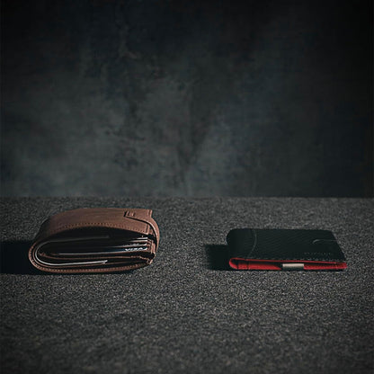 Genuine Leather RFID Blocking Slim Card Holder Wallet