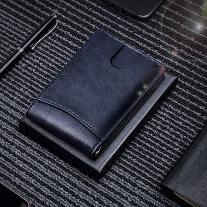 Genuine Leather RFID Blocking Slim Card Holder Wallet