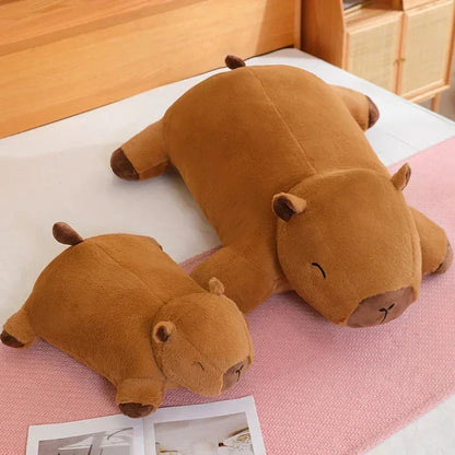 Giant Capybara Plush Pillow Soft Stuffed Animal Snuggle Toy