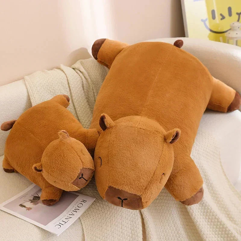 Giant Capybara Plush Pillow Soft Stuffed Animal Snuggle Toy