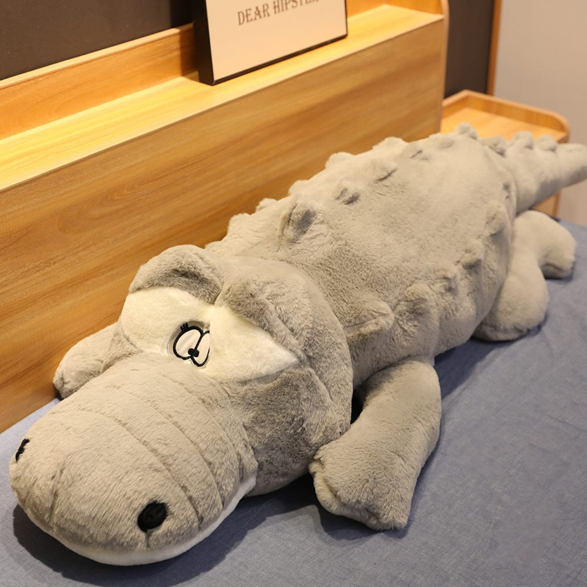 Giant Crocodile Plush Pillow Soft Stuffed Animal Body Cushion