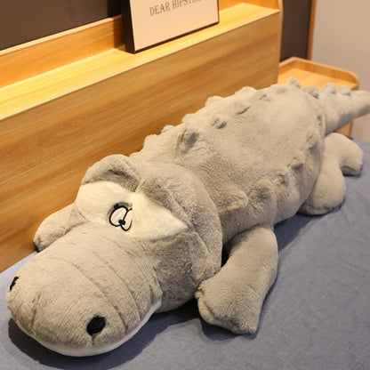 Giant Crocodile Plush Pillow Soft Stuffed Animal Body Cushion