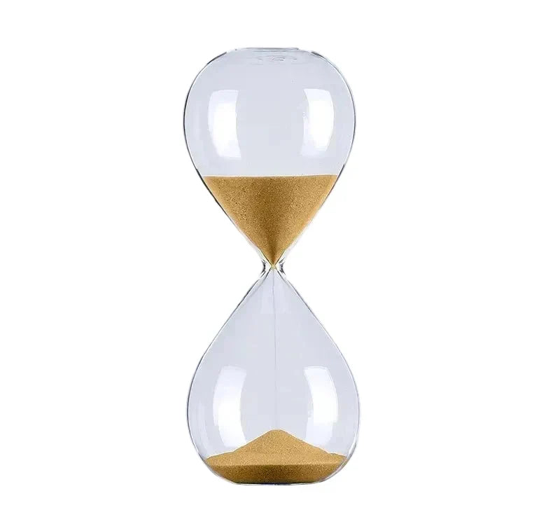 Glass Sand Timer Decorative Hourglass 5 10 30 60 Minute Options