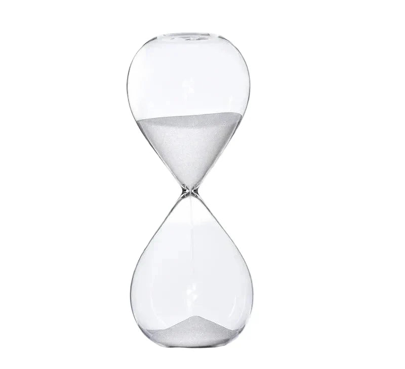 Glass Sand Timer Decorative Hourglass 5 10 30 60 Minute Options