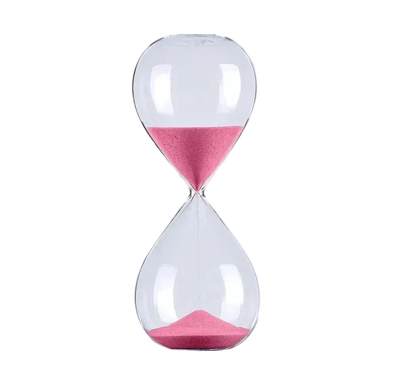 Glass Sand Timer Decorative Hourglass 5 10 30 60 Minute Options