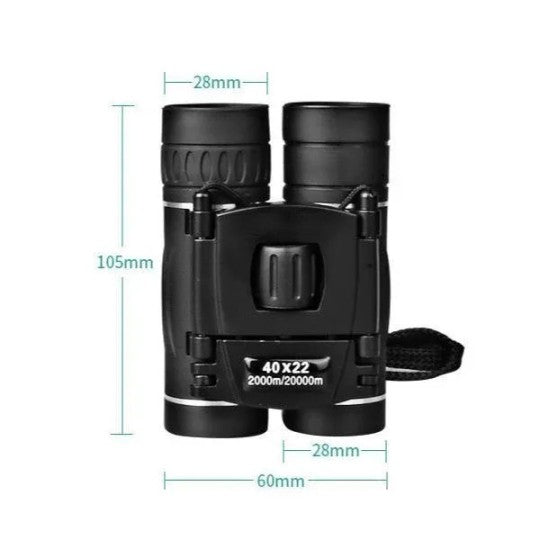HD 40x22 Compact Binoculars for Hunting Travel and Outdoor Viewing