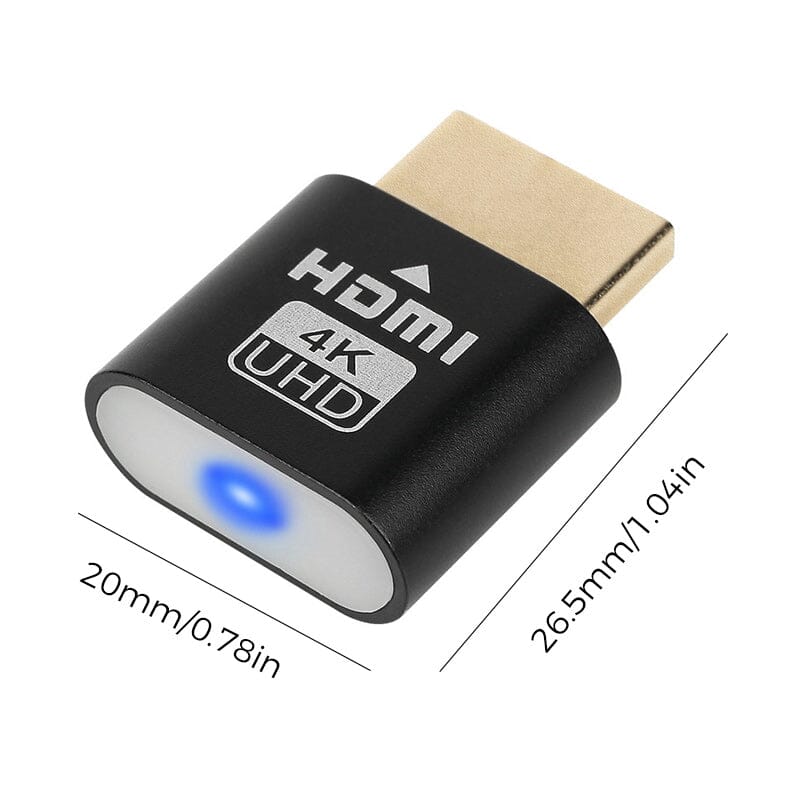 HDMI Virtual Display Adapter 4K Display Emulator