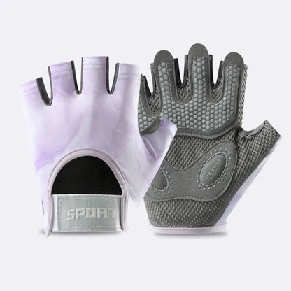 Half Finger Fitness Gloves Breathable Workout Grip