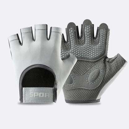 Half Finger Fitness Gloves Breathable Workout Grip