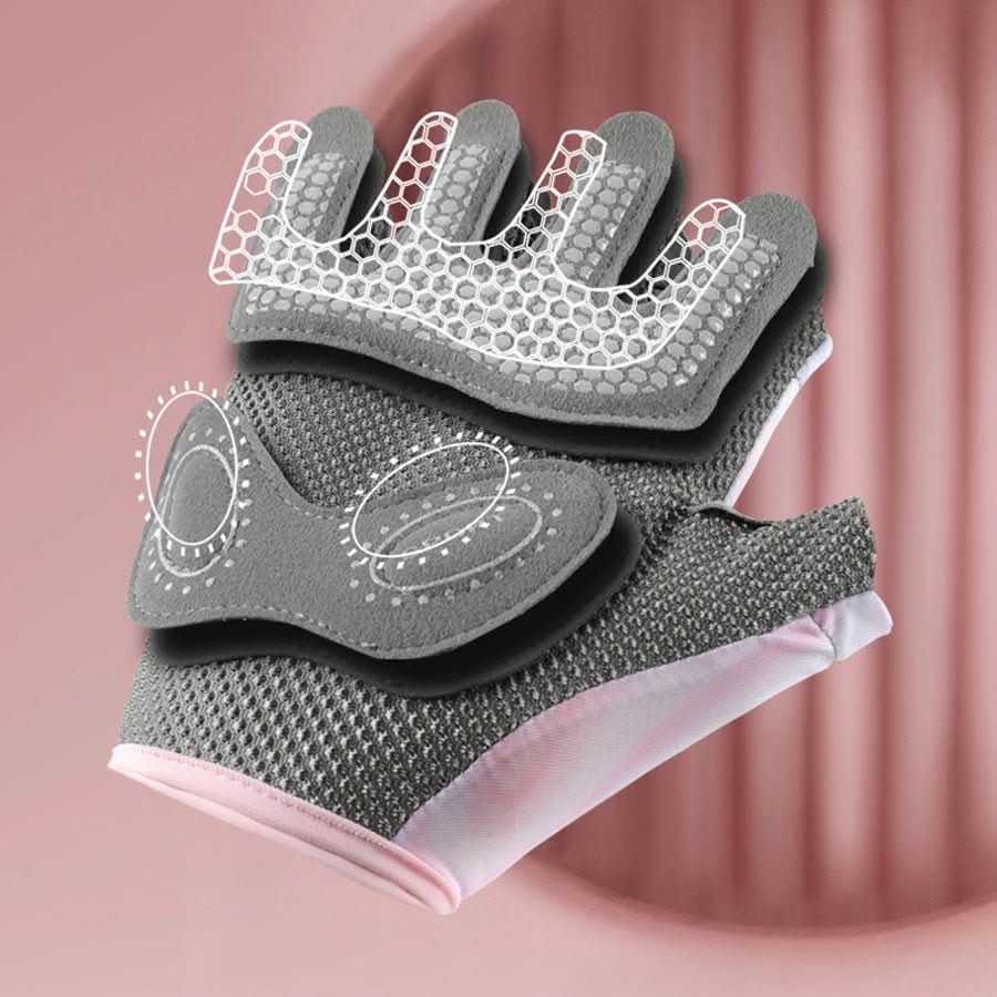 Half Finger Fitness Gloves for Weightlifting Cycling and Gym Training