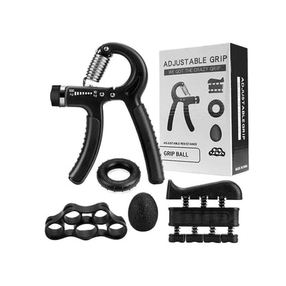 Hand Grip Strength Trainer Kit with Adjustable Resistance 5 Pack