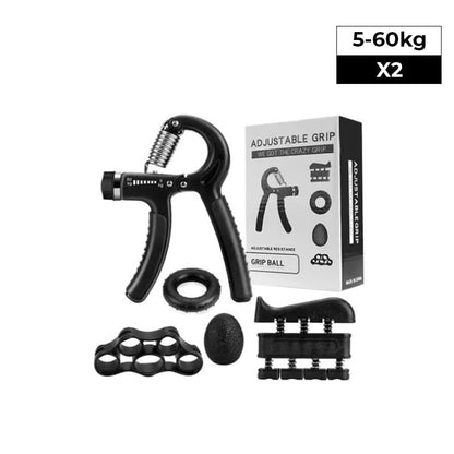 Hand Grip Strength Trainer Kit with Adjustable Resistance 5 Pack