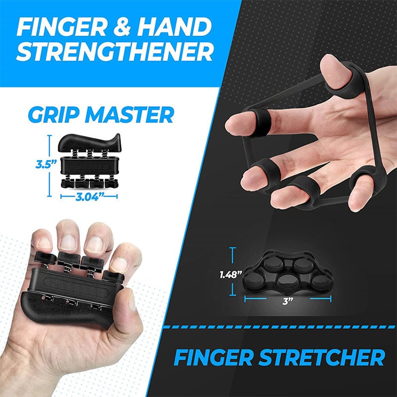 Hand Grip Strength Trainer Kit with Adjustable Resistance 5 Pack