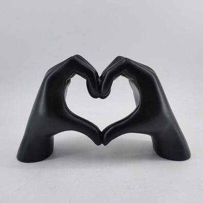 Handcrafted Resin Heart Decoration for Home and Tabletop Decor