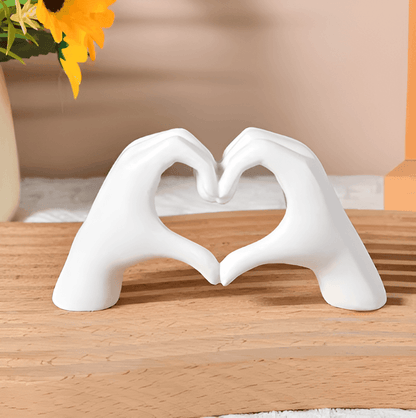 Handcrafted Resin Heart Decoration for Home and Tabletop Decor