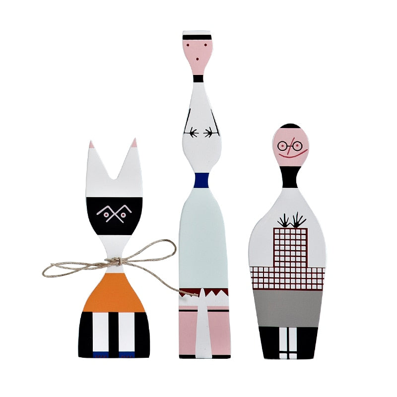 Handcrafted Wooden Decorative Figures