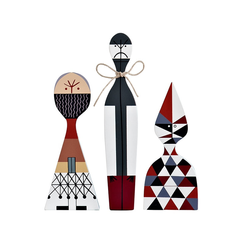Handcrafted Wooden Decorative Figures