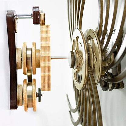 Handcrafted Wooden Kinetic Wall Sculpture