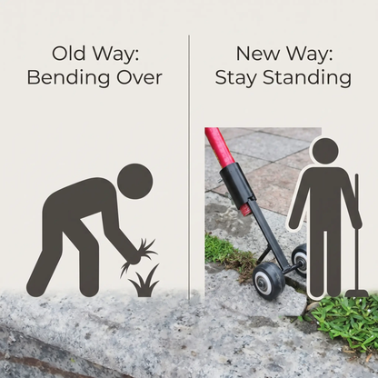 Handheld Double Hook Gap Weeder Tool