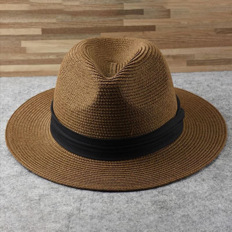 Handmade Panama Hat Lightweight Palm Straw Classic Style