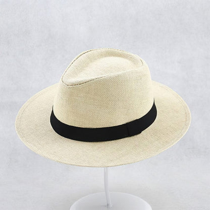 Handmade Panama Hat Lightweight Palm Straw Classic Style