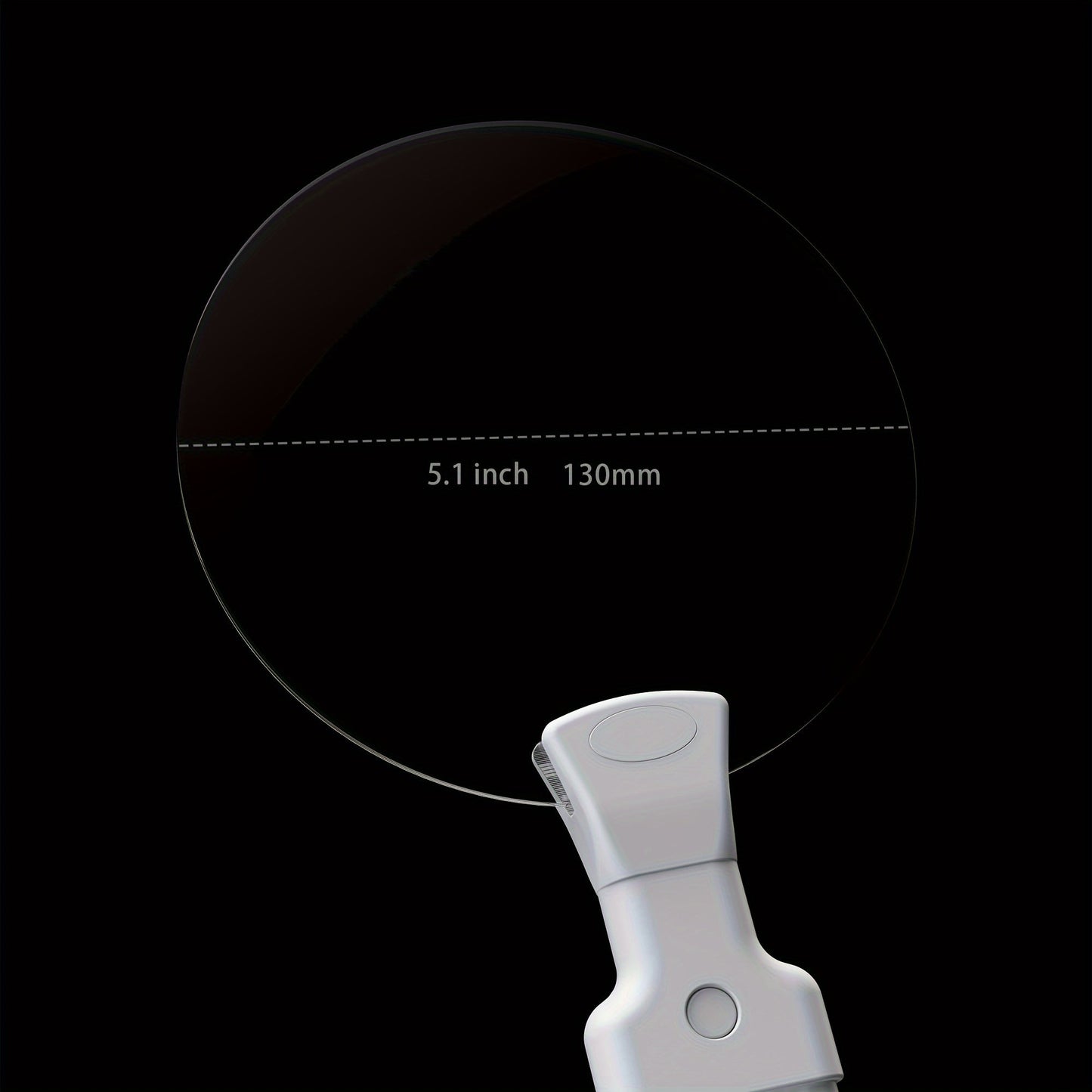 Hands Free Magnifying Glass with Adjustable Neck Strap 5X Reading Lens for Close Up Tasks