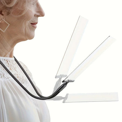 Hands Free Magnifying Glass with Flexible Neck for Reading and Crafts