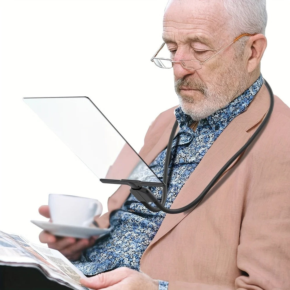 Hands Free Magnifying Glass with Flexible Neck for Reading and Crafts